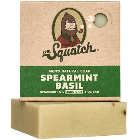 Dr. Squatch Dr. Squatch Spearmint Basil Scent Bar Soap 5 oz 1 pk WH-BAR-SBS-01